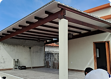 Telha Sanduiche em garagem